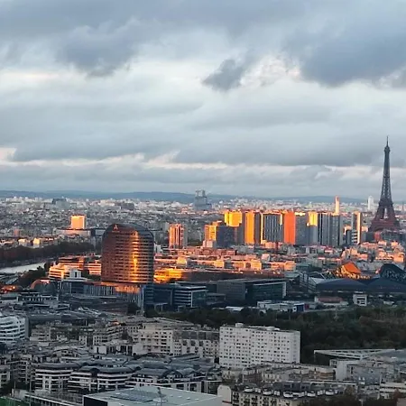 Full Apt - Top Floor - Eiffel Tower Panoramic View Issy-les-Moulineaux Exterior foto